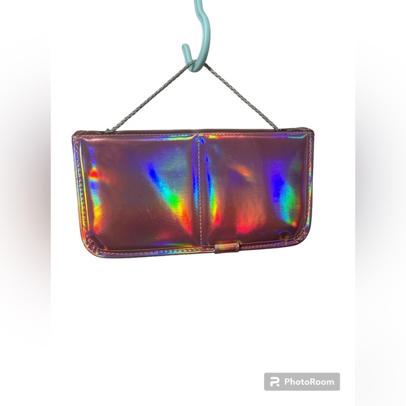 EUC Pink Holographic Makeup Brush Case - Picture 3 of 5